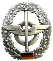 West German Quartermaster Supply Troops Beret Cap Badge