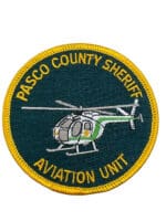US Pasco County Sheriff Aviation Unit Florida Police Patch