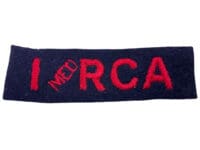 WW2 Canadian 1 Medium RCA Shoulder Title Single