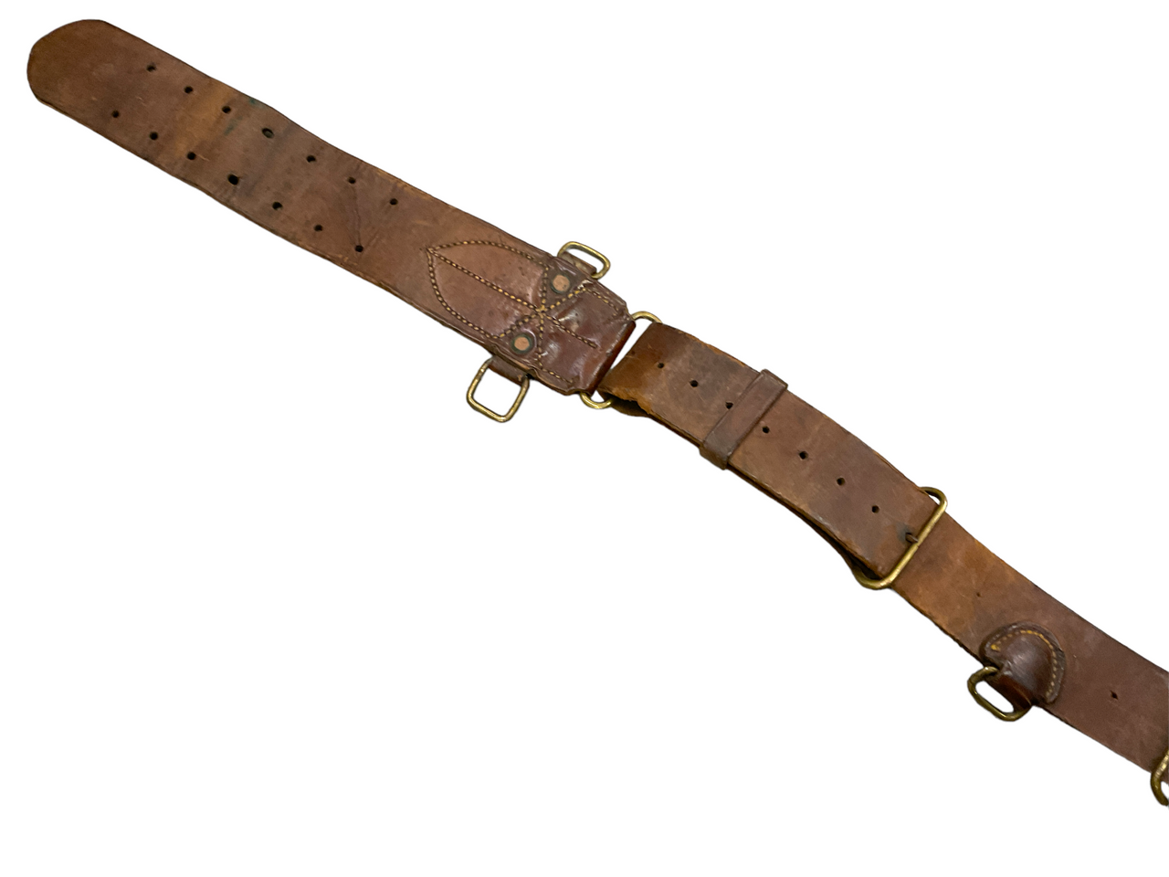 WW1 Canadian CEF 1916 Pattern Leather Belt Medium WW1 Canadian CEF 1916 Pattern Leather Belt Medium