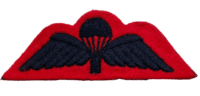 British Gurkha Rifles Red Backed Jump Qualification Wings