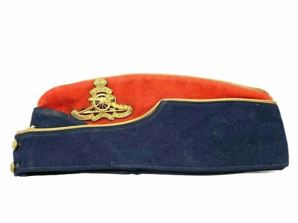 WW2 Canadian RCA Artillery Officers Coloured Field Service Cap Hat WW2 Canadian RCA Artillery Officers Coloured Field Service Cap Hat