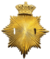 Victorian British Officers Helmet Plate Star Victorian British Officers Helmet Plate Star