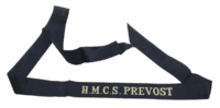 Royal Canadian Navy HMCS Prevost Cap Tally Full Length Royal Canadian Navy HMCS Prevost Cap Tally Full Length