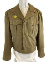 WW2 US Army Sgt Airborne Glider Troop Carrier Ike Jacket Uniform Tunic Size 38