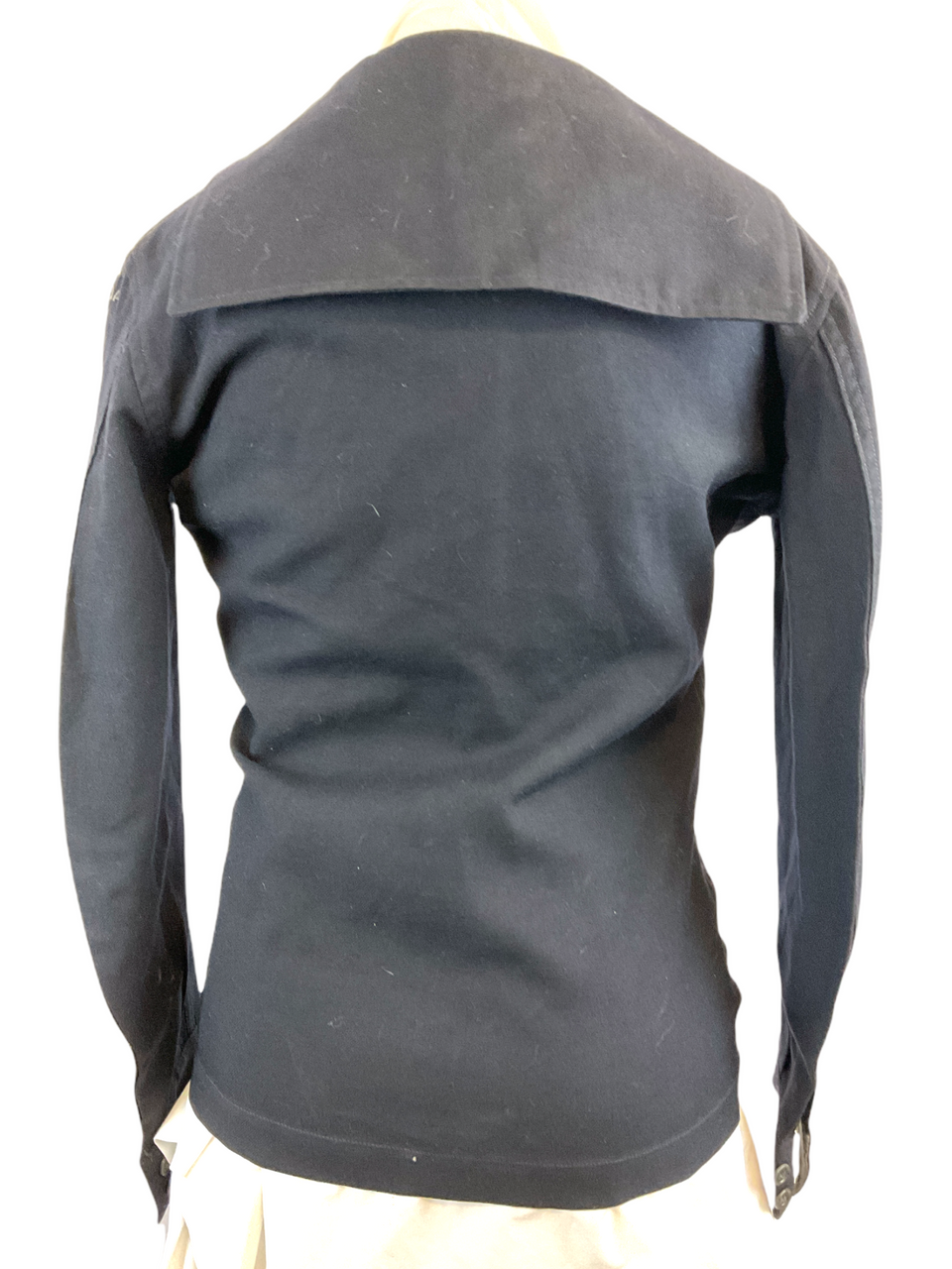 Korean War Canadian Navy RCN Blue Wool Zip Front Jumper Chest 40 Korean War Canadian Navy RCN Blue Wool Zip Front Jumper Chest 40