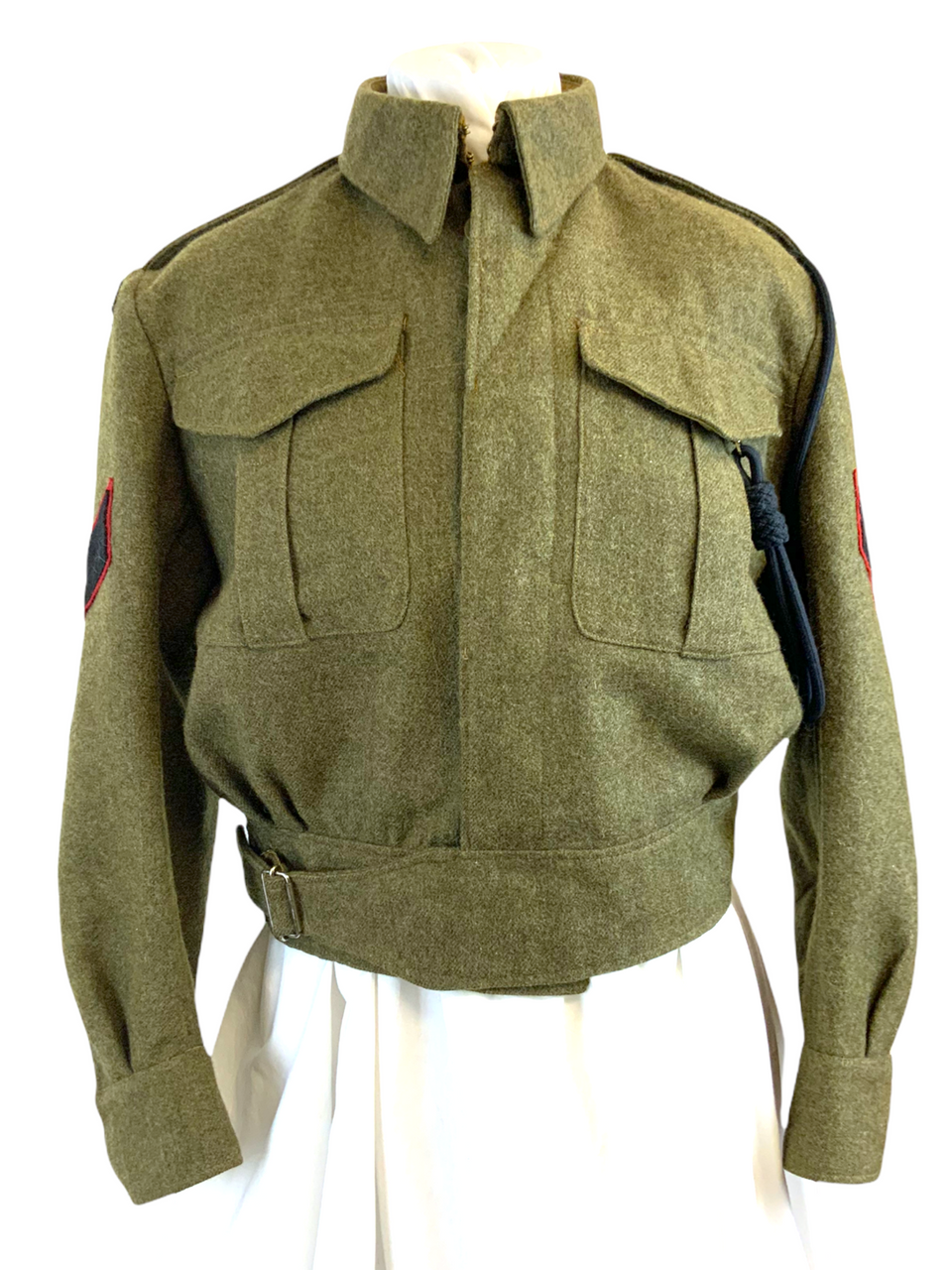 WW2 Canadian Royal Rifles of Canada 1943 Dated Battle Dress Jacket Size 6 WW2 Canadian Royal Rifles of Canada 1943 Dated Battle Dress Jacket Size 6