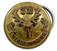WW1 Canadian CEF Seaforth Highlanders Medium Sized Officers Pocket Button