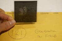 WW2 British Airborne Para Generator in Field Original Negative #121