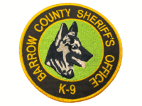 US Barrow County Georgia Sheriff's Office K-9 Unit Yellow Edge Patch US Barrow County Georgia Sheriff's Office K-9 Unit Yellow Edge Patch