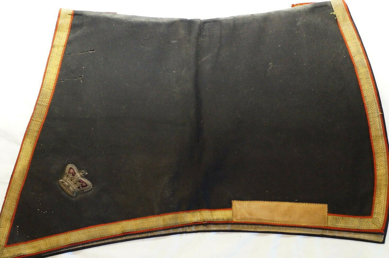 Victorian British Full Colonel Life Guards Shabraque Shabrack Saddle Cloth Victorian British Full Colonel Life Guards Shabraque Shabrack Saddle Cloth