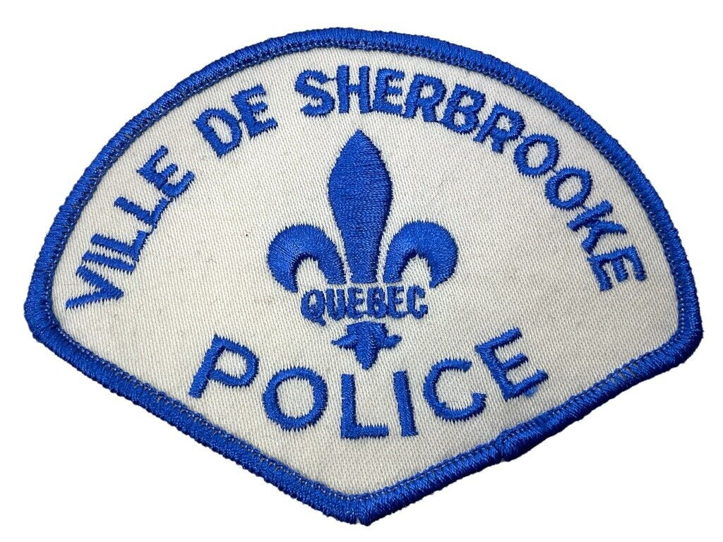Canadian Quebec Ville De Sherbrooke Police Patch Canadian Quebec Ville De Sherbrooke Police Patch