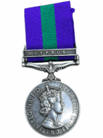British General Service Medal Cyprus 229805055 Pte N Williams RMP British General Service Medal Cyprus 229805055 Pte N Williams RMP