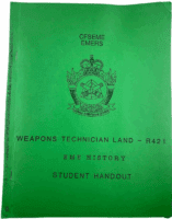 Canadian Forces CFSEME EME History Student Handout Softcover Reference Book Canadian Forces CFSEME EME History Student Handout Softcover Reference Book