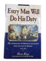 British Navy Napoleonic Every Man Will Do His Duty Dean King HC Reference Book