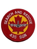 Canadian Forces RCAF 435 Squadron Search and Rescue Colour Crest Patch