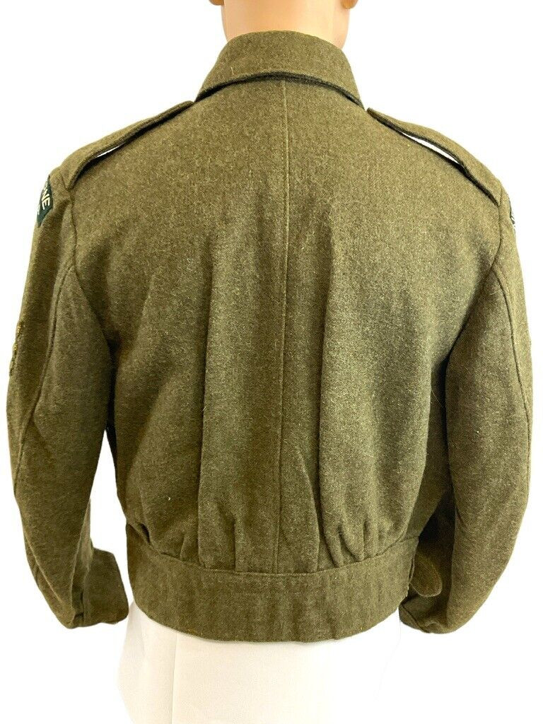 WW2 Canadian Airborne Canada Sgt Sergeant Battle Dress Jacket Unnamed 1944 Dated WW2 Canadian Airborne Canada Sgt Sergeant Battle Dress Jacket Unnamed 1944 Dated