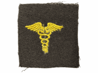 WW2 US Army Embroidered Collar Patch Medical 2