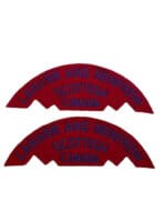 Canadian Lanark and Renfrew Scottish Shoulder Titles Pair
