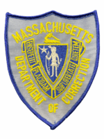 US Massachusettes Department Of Correction Blue Edge Police Patch