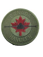 Canadian Forces RCAF CF-18 Hornet Handler Squadron OD Green Patch Crest Canadian Forces RCAF CF-18 Hornet Handler Squadron OD Green Patch Crest
