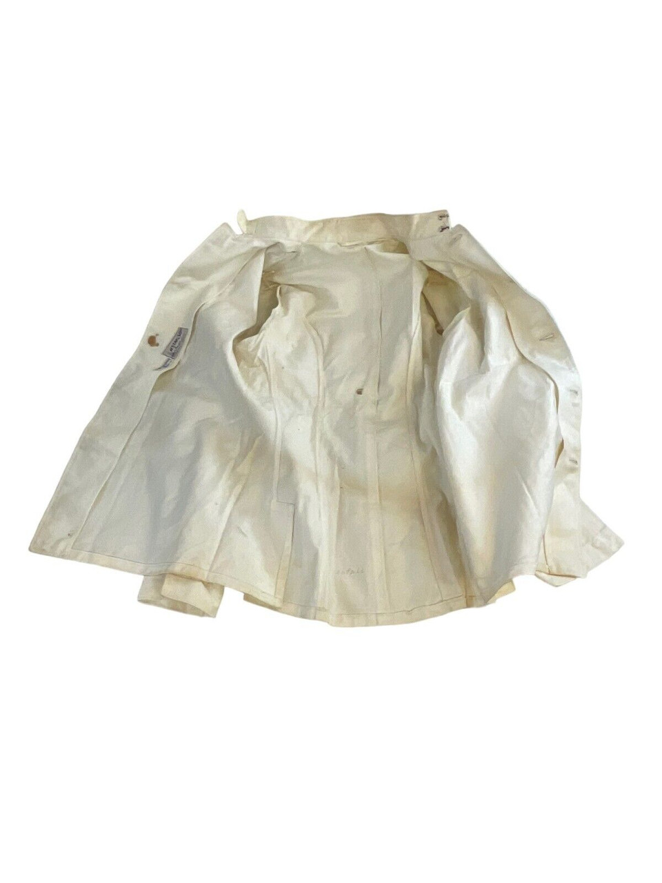 WW2 Canadian Navy RCNVR Wavy Navy Officers White Patrol Jacket WW2 Canadian Navy RCNVR Wavy Navy Officers White Patrol Jacket