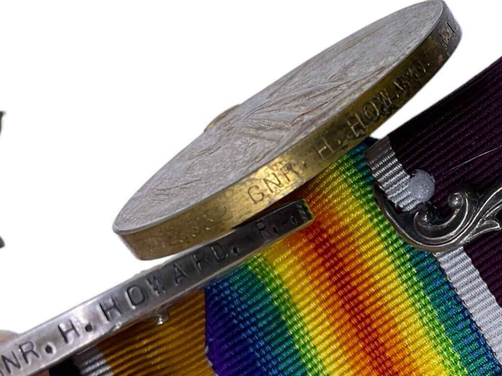 British Boer War QSA Trio Medal Group Q Battery RHA VC Action Gnr H Howard British Boer War QSA Trio Medal Group Q Battery RHA VC Action Gnr H Howard