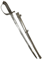 Victorian British 1827 Pattern West Yorkshire Rifle Battalion Sword & Scabbard Victorian British 1827 Pattern West Yorkshire Rifle Battalion Sword & Scabbard