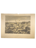 Victorian British Famous Battles Boer War Mafeking Colour Lithograph Print Victorian British Famous Battles Boer War Mafeking Colour Lithograph Print