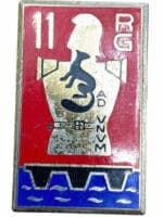 French France 11th RG Badge Insignia Unknown 3