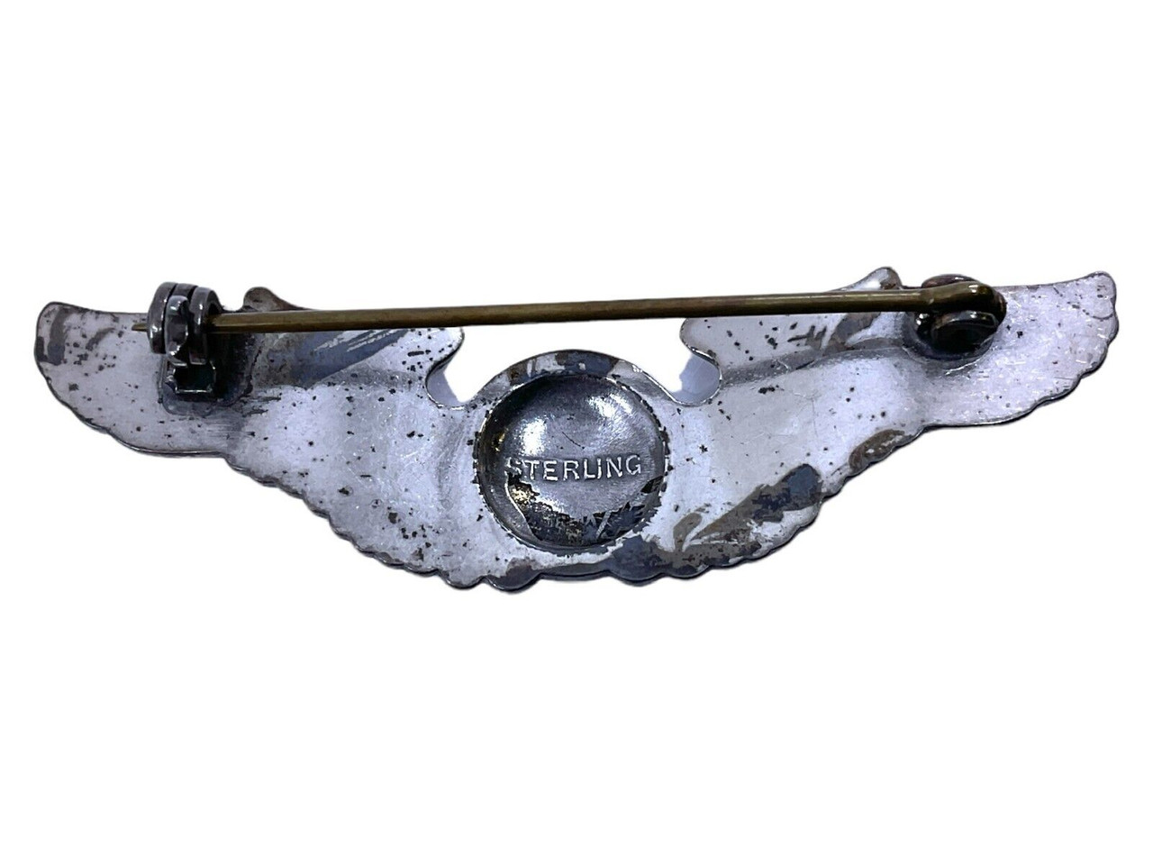 WW2 US USAAF Navigator Wings Miniature Size 2 Inch Sterling WW2 US USAAF Navigator Wings Miniature Size 2 Inch Sterling