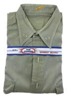Canadian Army Light Green Cotton Long Sleeve Dress Shirt