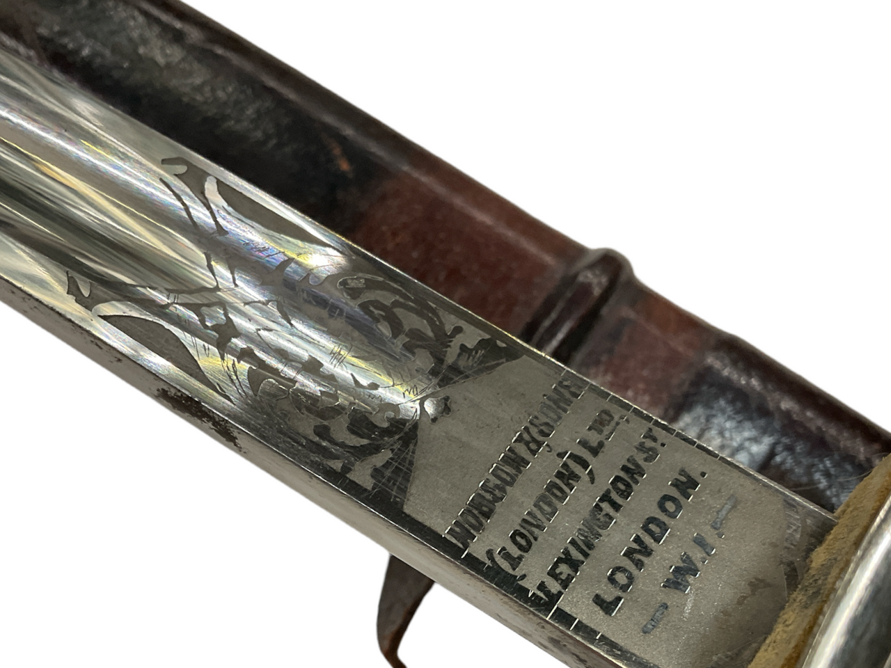 WW1 Canadian CEF Lorne Rifles Lt Barclay Officers Sword with Scabbard WW1 Canadian CEF Lorne Rifles Lt Barclay Officers Sword with Scabbard