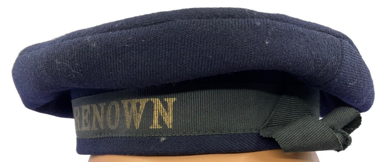 WW1 British Royal Navy HMS Renown Ratings Blue Wool Cap WW1 British Royal Navy HMS Renown Ratings Blue Wool Cap
