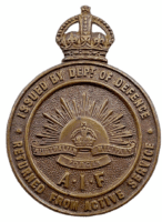 WW2 Australian Returned from Active Service Lapel Badge Numbered