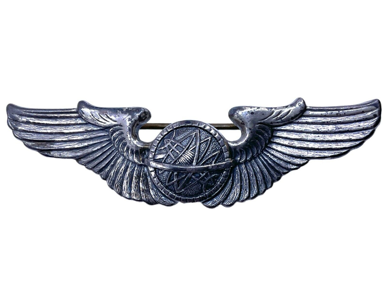 WW2 US USAAF Navigator Wings Miniature Size 2 Inch Sterling WW2 US USAAF Navigator Wings Miniature Size 2 Inch Sterling