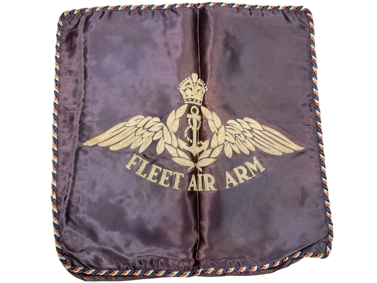 WW2 British RN Navy Fleet Air Arm Sweetheart Pillow 19 x 19 Inch WW2 British RN Navy Fleet Air Arm Sweetheart Pillow 19 x 19 Inch
