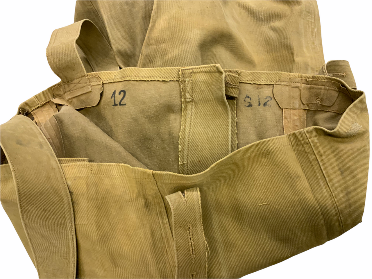 WW2 British Dispatch Riders Rubberized Over Trousers 1940 Dated Size 12 WW2 British Dispatch Riders Rubberized Over Trousers 1940 Dated Size 12