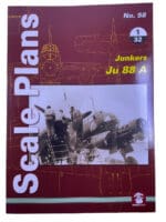 WW2 German Luftwaffe Junkers Ju88A Scale Plans 58 Soft Cover Reference Book
