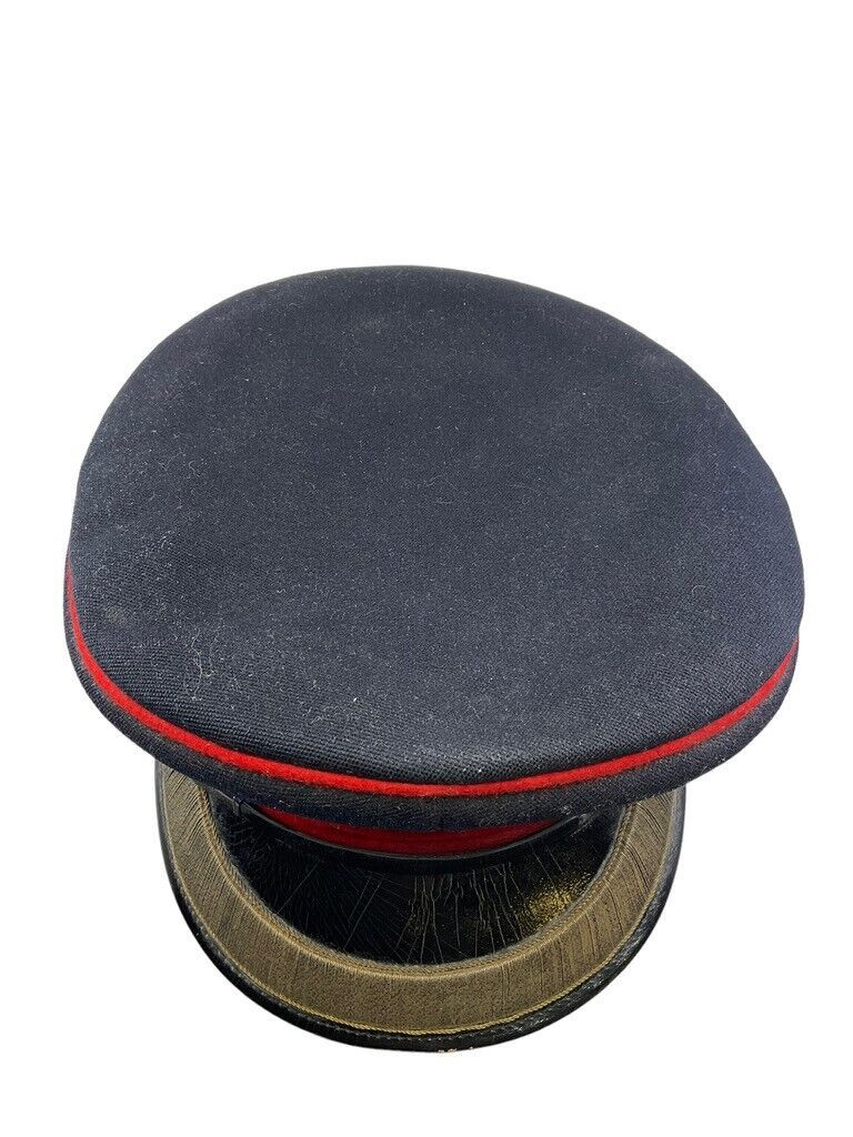 British ROC Ordnance Corps Officers Peak Cap Hat Made in Kowloon Size 7 1/8 British ROC Ordnance Corps Officers Peak Cap Hat Made in Kowloon Size 7 1/8