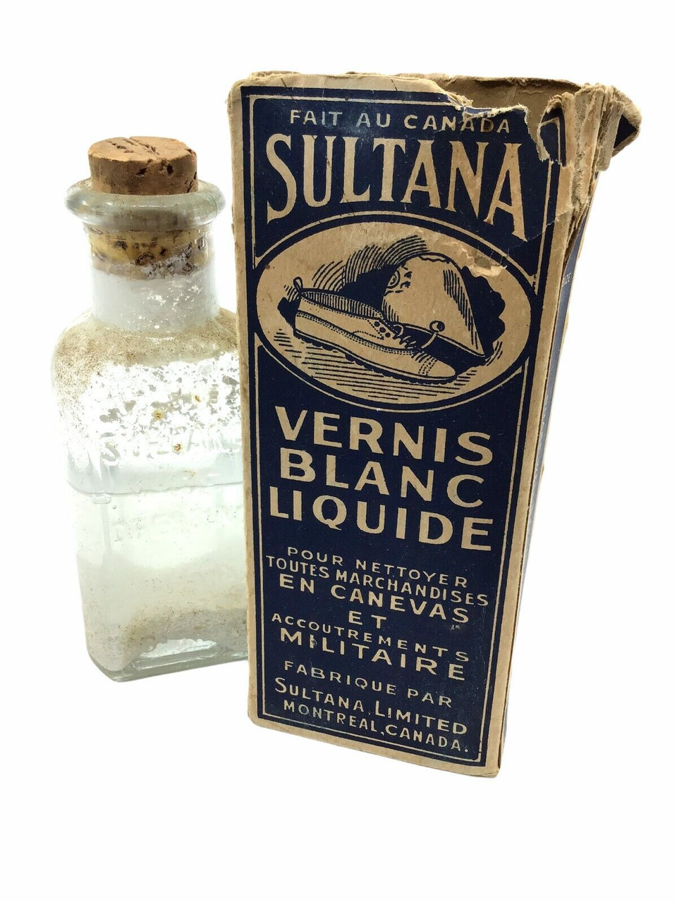 Boer War Era Canadian White Liquid Dressing & Box Canvas Belt Helmet Boer War Era Canadian White Liquid Dressing & Box Canvas Belt Helmet