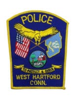 US West Hartford Connecticut Police Patch