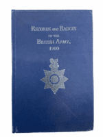 Records and Badges of the British Army 1900 Hardcover Reference Book Records and Badges of the British Army 1900 Hardcover Reference Book