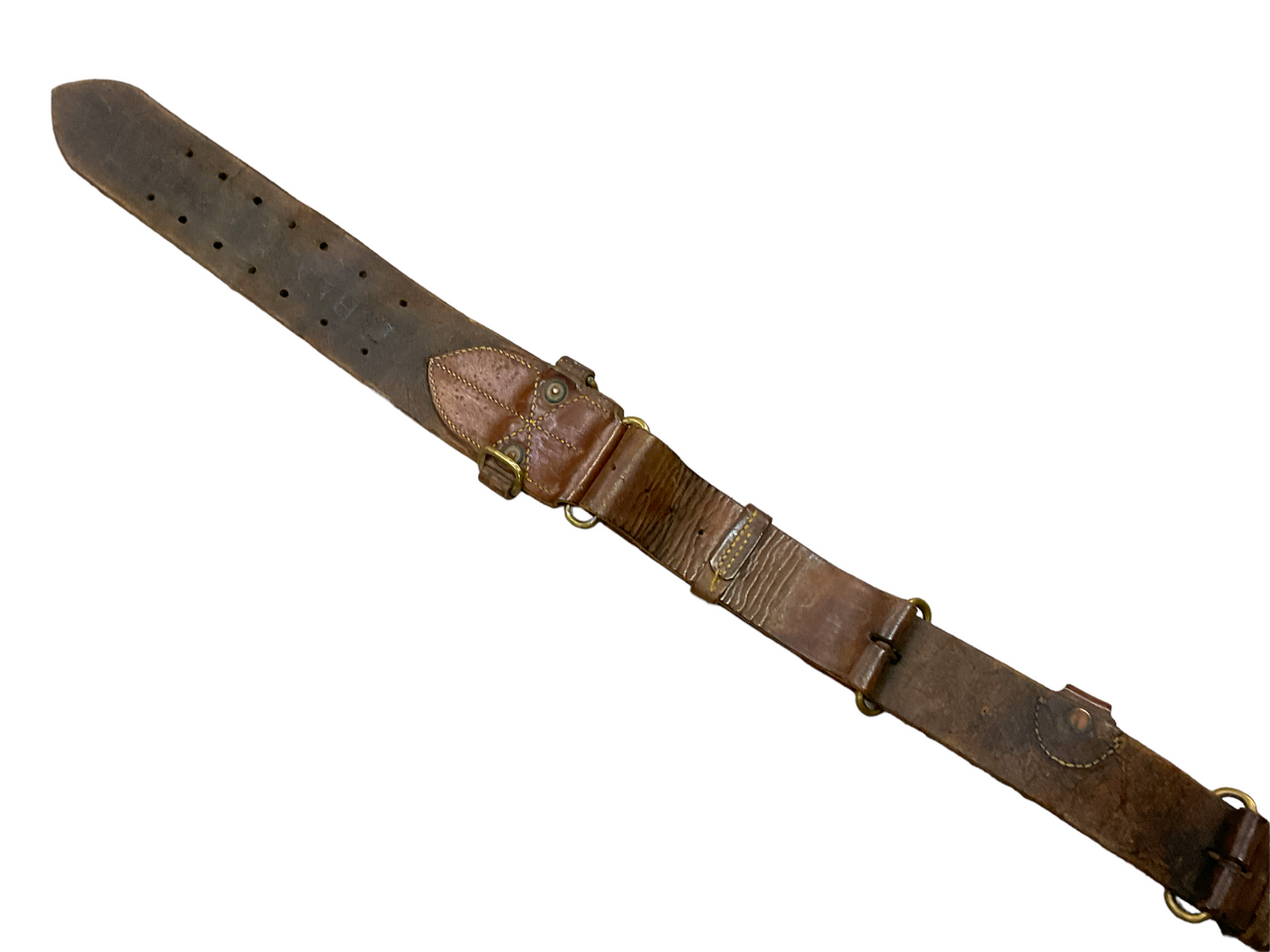 WW1 Canadian CEF 1916 Pattern Leather Belt Medium WW1 Canadian CEF 1916 Pattern Leather Belt Medium