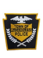 US Town of McCandless Pennsylvania Police Patch