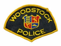 Canada Canadian Woodstock Ontario Gold Police Patch