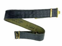 British Army Web P37 Belt Black Blanco 1977 Dated