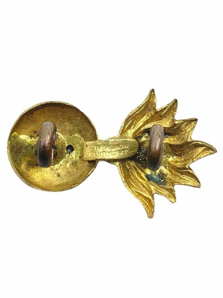 Pre WW1 Canadian CEF 10th Royal Grenadiers Collar Insignia Pre WW1 Canadian CEF 10th Royal Grenadiers Collar Insignia