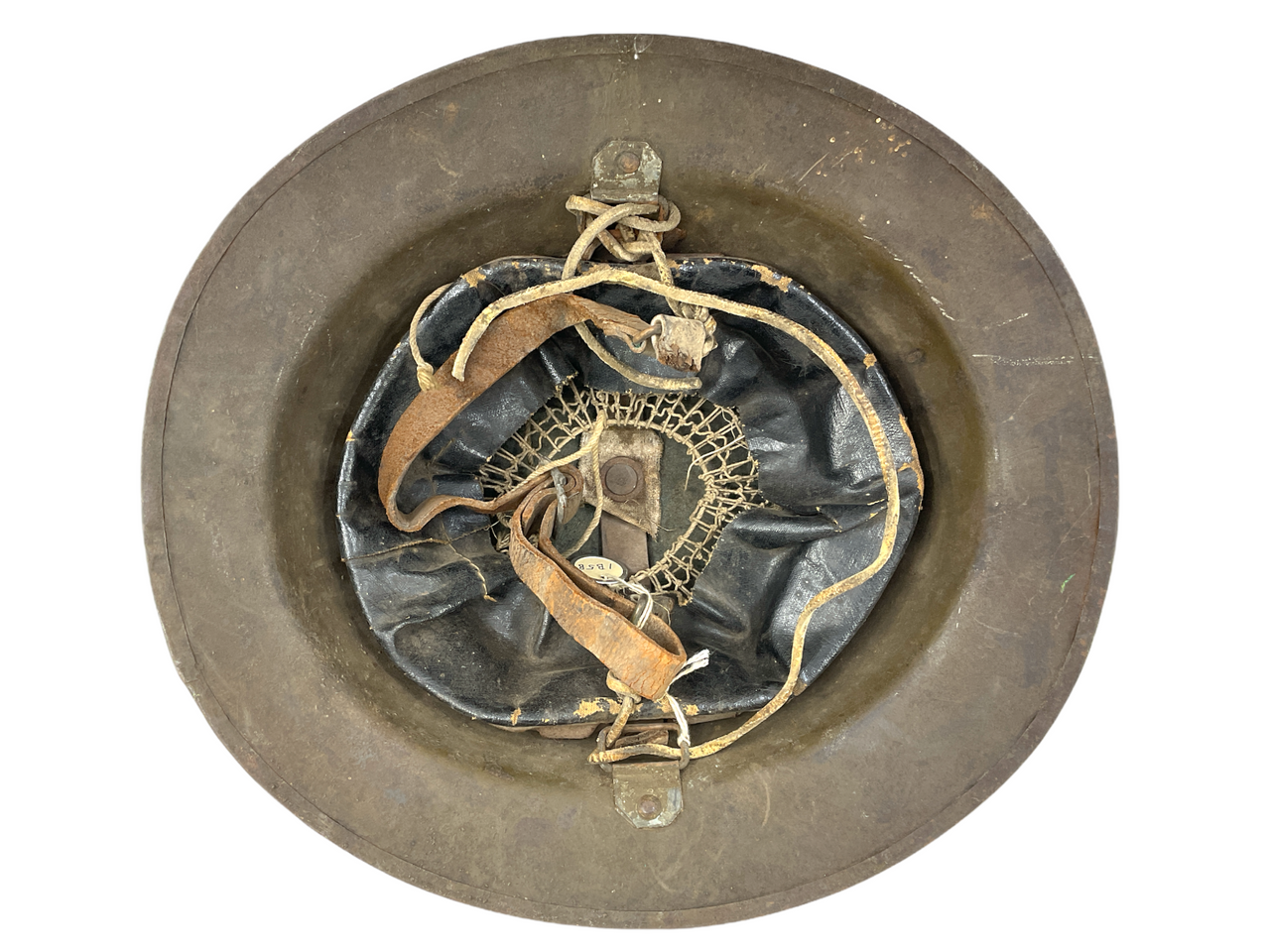 WW1 US AEF 9th Corps Patch Painted Brodie Helmet WW1 US AEF 9th Corps Patch Painted Brodie Helmet