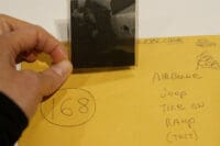 WW2 British Airborne Para Jeep Tire on Ramp Original Negative #168